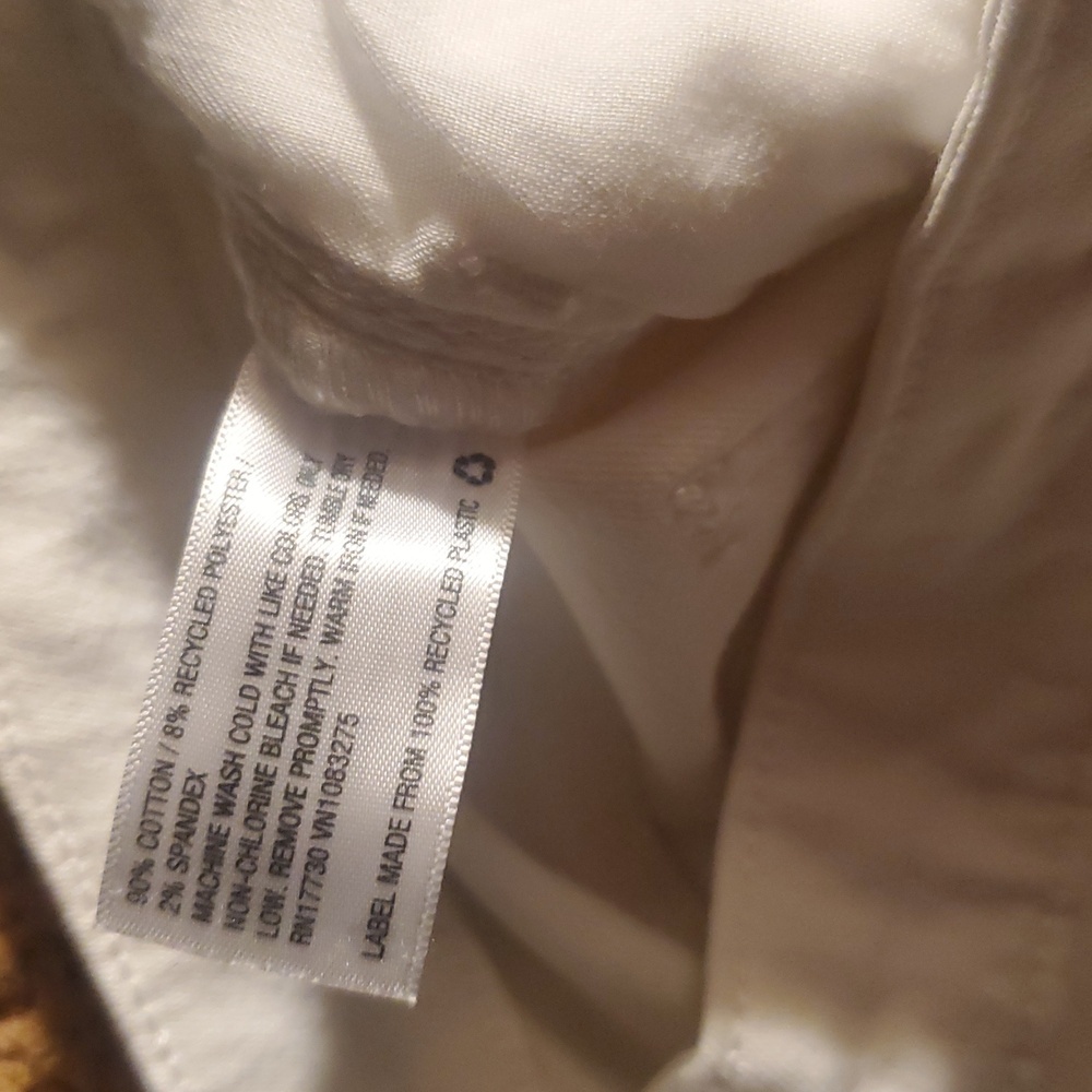 UNIVERSAL THREADS High Rise Skinny Destressed White Denim Jeans Size 24R NWOT - Picture 7 of 9